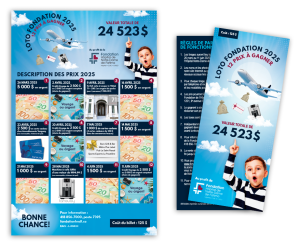 Portfolio affiche-dépliant fondation hôpital 2025