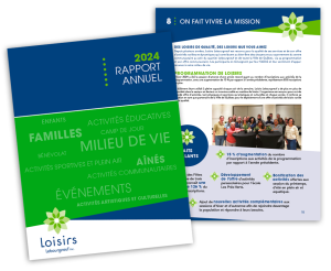 Portfolio-rapport annuel Loisirs Lebourgneuf